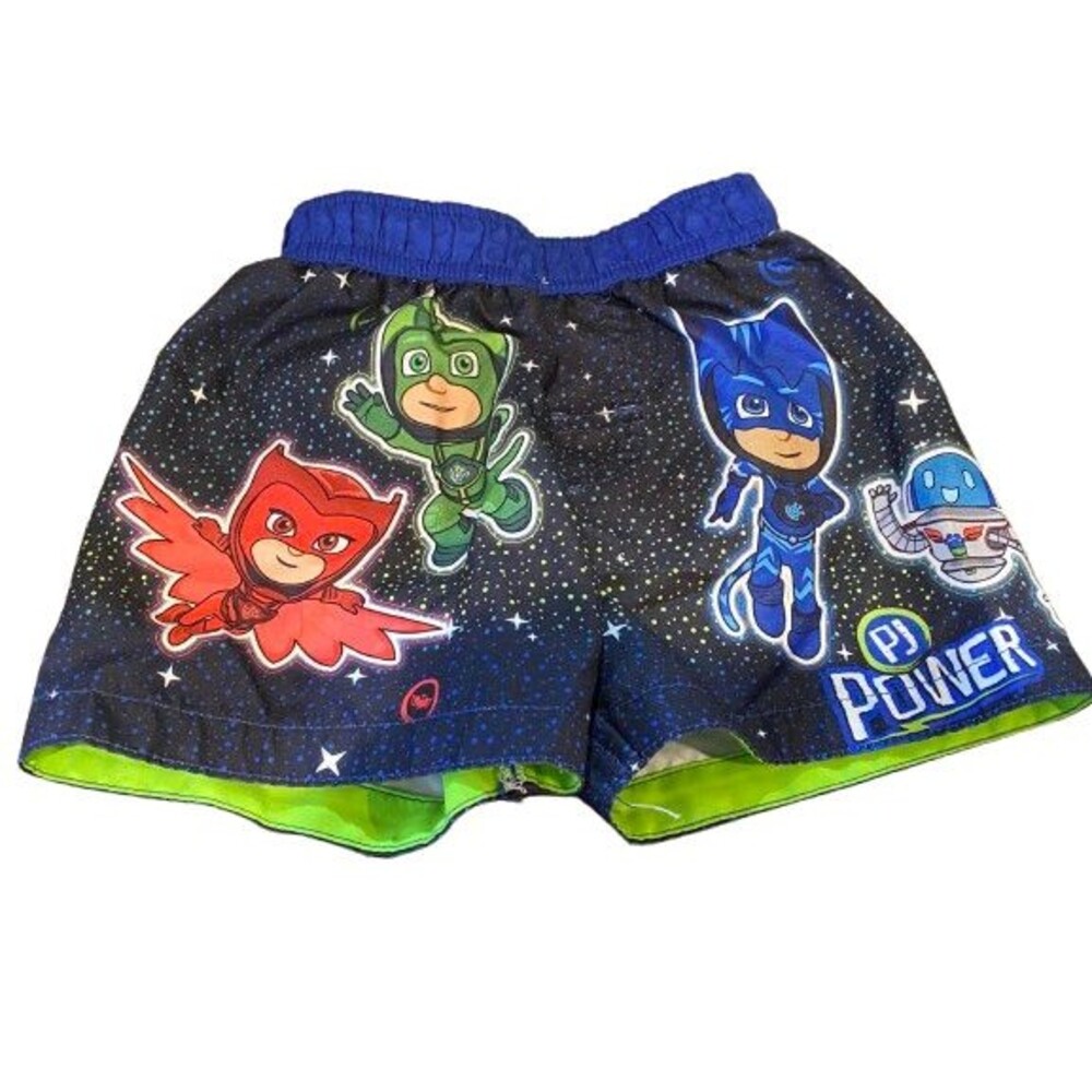 Baby Boy's Swim Trunks Shorts 12 Month PJ Masks w/ Liner